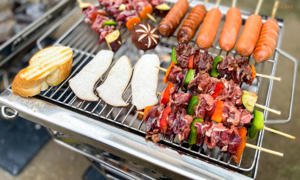 Thực đơn BBQ đa dạng, hấp dẫn